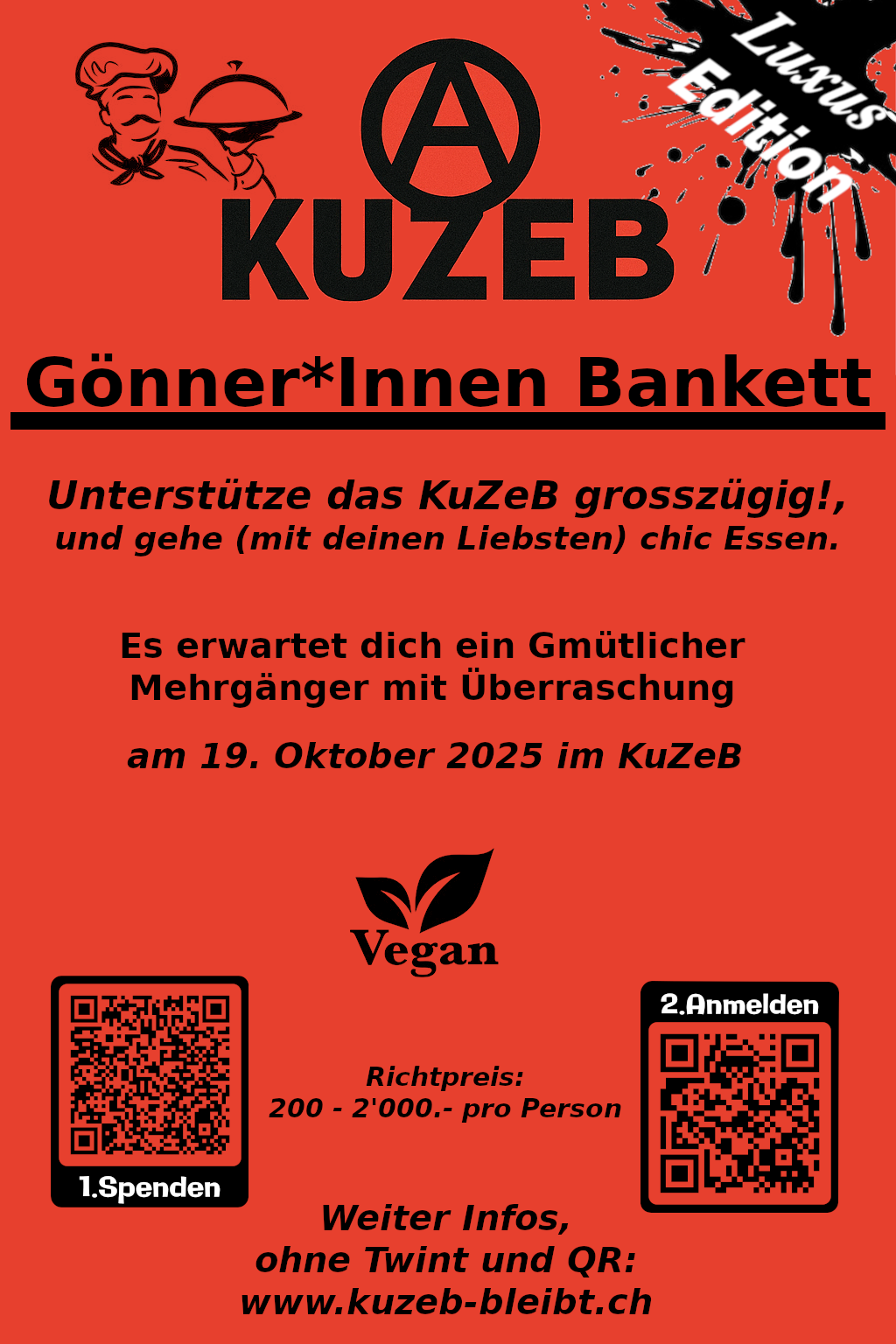 Gönner*innen Bankett