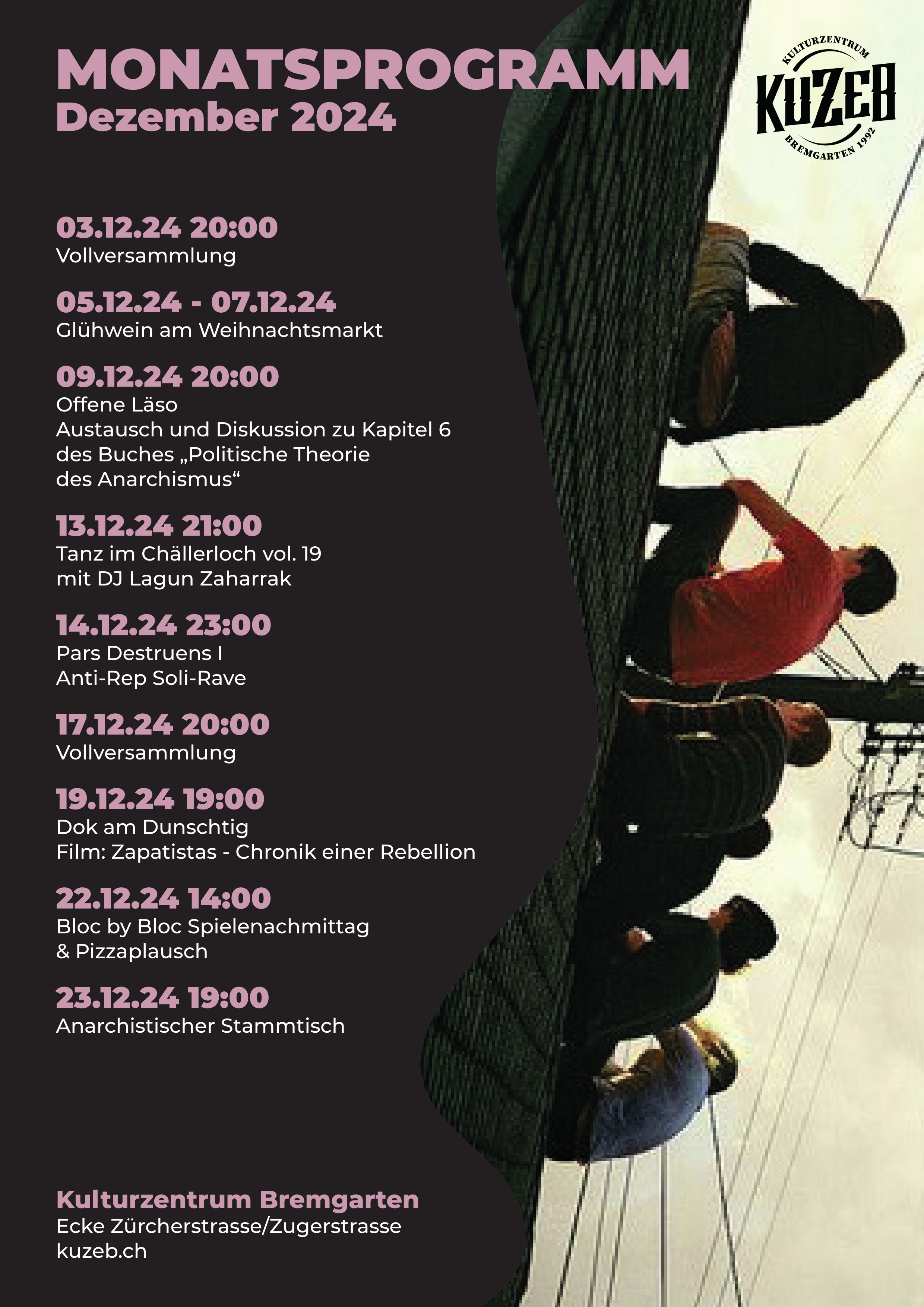 Monatsprogramm Dezember